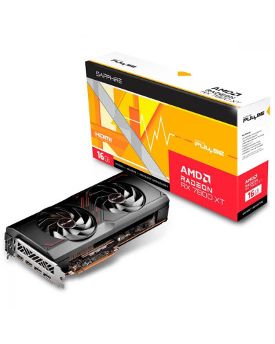 Відеокарта Sapphire Radeon RX 7800 XT 16GB PULSE (11330-02)