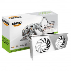 Видеокарта INNO3D GEFORCE RTX 4060 Ti 8GB TWIN X2 OC WHITE (N406T2-08D6X-171153W)