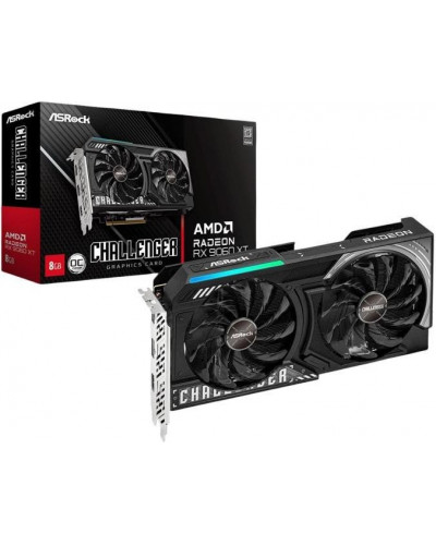 Видеокарта ASRock Radeon RX 9060 XT Challenger 8GB OC (RX9060XT CL 8GO)