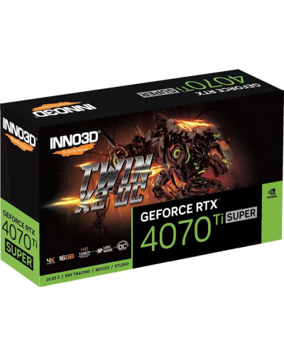 Видеокарта INNO3D GEFORCE RTX 4070 Ti SUPER TWIN X2 OC (N407TS2-166XX-186156N)