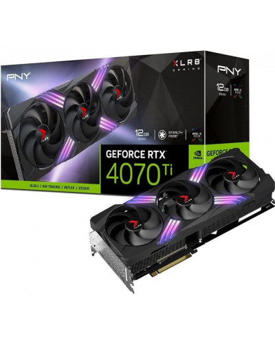 Видеокарта PNY GeForce RTX 4070 Ti 12 GB XLR8 Gaming Verto Triple Fan (VCG4070T12TFXXPB1)