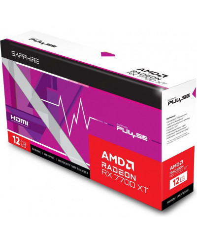 Відеокарта Sapphire AMD Radeon RX 7700 XT 12GB PULSE (11335-04)