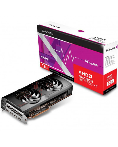 Відеокарта Sapphire AMD Radeon RX 7700 XT 12GB PULSE (11335-04)