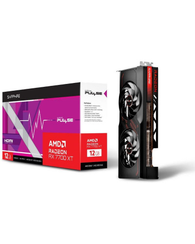 Відеокарта Sapphire AMD Radeon RX 7700 XT 12GB PULSE (11335-04)