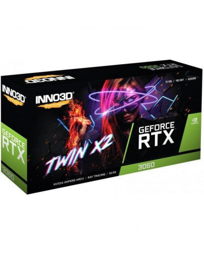 Видеокарта INNO3D GeForce RTX 3060 TWIN X2 LHR (N30602-12D6-119032AH)