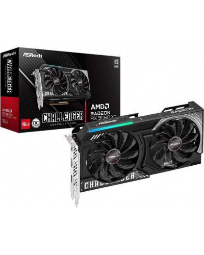 Видеокарта ASRock Radeon RX 9060 XT Challenger 16GB OC (RX9060XT CL 16GO)