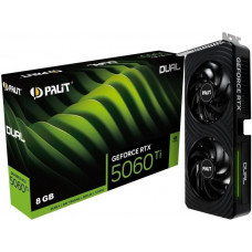 Відеокарта Palit GeForce RTX 5060 Ti Dual 8GB (NE7506T019P1-GB2062D)