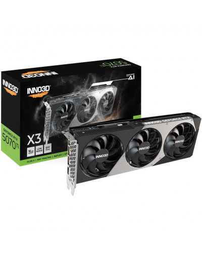 Видеокарта INNO3D GeForce RTX 5070 Ti X3 (N507T3-16D7-176068N)