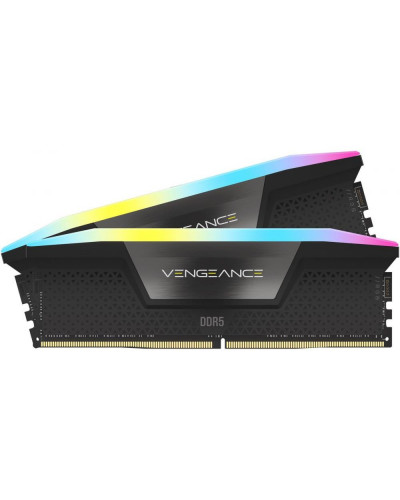 Пам'ять для настільних комп'ютерів Corsair 32 GB (2x16GB) DDR5 5200 MHz Vengeance RGB (CMH32GX5M2B5200Z40K)