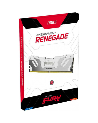 Память для настольных компьютеров Kingston FURY 32 GB DDR5 6000 MHz Renegade White/Silver (KF560C32RW-32)