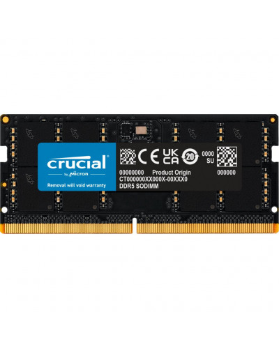 Пам'ять для ноутбуків Crucial 32 GB SO-DIMM DDR5 4800 MHz (CT32G48C40S5)