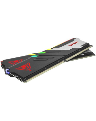Пам'ять для настільних комп'ютерів PATRIOT 64 GB (2x32GB) DDR5 5600 MHz Viper Venom RGB (PVVR564G560C40K)