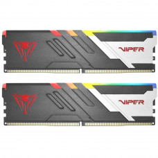 Пам'ять для настільних комп'ютерів PATRIOT 64 GB (2x32GB) DDR5 5600 MHz Viper Venom RGB (PVVR564G560C40K)