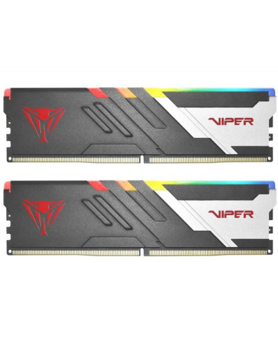 Пам'ять для настільних комп'ютерів PATRIOT 64 GB (2x32GB) DDR5 5600 MHz Viper Venom RGB (PVVR564G560C40K)
