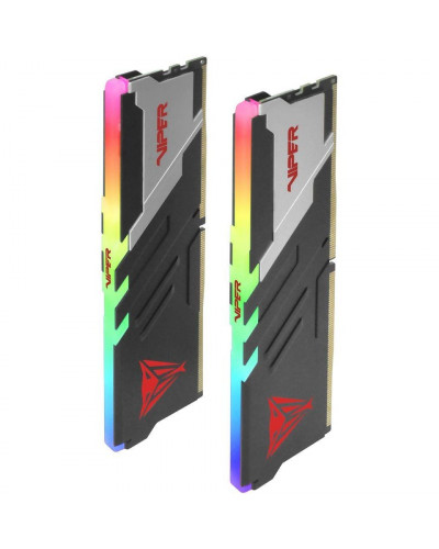 Пам'ять для настільних комп'ютерів PATRIOT 64 GB (2x32GB) DDR5 5600 MHz Viper Venom RGB (PVVR564G560C40K)