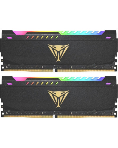 Пам'ять для настільних комп'ютерів PATRIOT 64 GB (2x32GB) DDR4 3600 MHz Viper Steel RGB (PVSR464G360C8K)