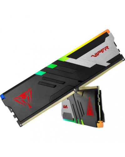 Пам'ять для настільних комп'ютерів PATRIOT 32 GB (2x16GB) DDR5 5600 MHz Venom RGB (PVVR532G560C36K)