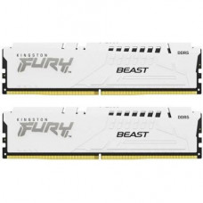 Память для настольных компьютеров Kingston FURY 64GB (2x32GB) DDR5 6400MHz Beast EXPO White (KF564C32BWEK2-64)