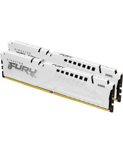 Память для настольных компьютеров Kingston FURY 64GB (2x32GB) DDR5 6400MHz Beast EXPO White (KF564C32BWEK2-64)