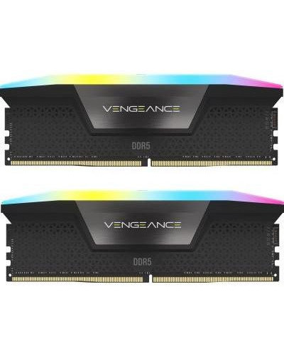 Пам'ять для настільних комп'ютерів Corsair 48 GB (2x24GB) DDR5 6000 MHz Vengeance RGB (CMH48GX5M2B6000C30)