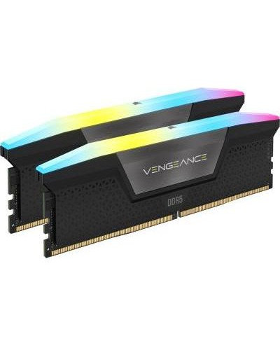 Пам'ять для настільних комп'ютерів Corsair 48 GB (2x24GB) DDR5 6000 MHz Vengeance RGB (CMH48GX5M2B6000C30)