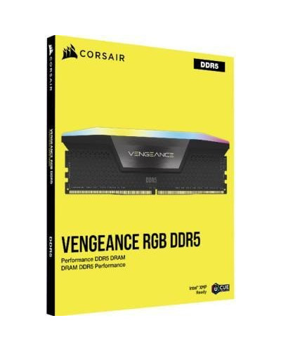 Пам'ять для настільних комп'ютерів Corsair 48 GB (2x24GB) DDR5 6000 MHz Vengeance RGB (CMH48GX5M2B6000C30)