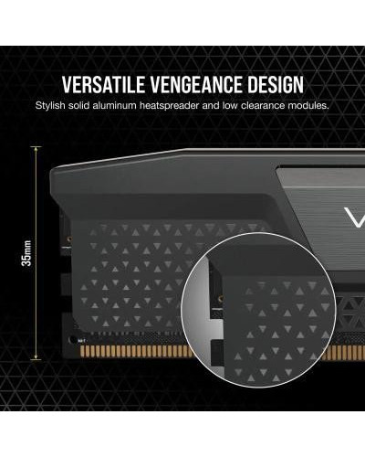 Пам'ять для настільних комп'ютерів Corsair 32 GB 2x16GB DDR5 5200 MHz Vengeance (CMK32GX5M2B5200C40)