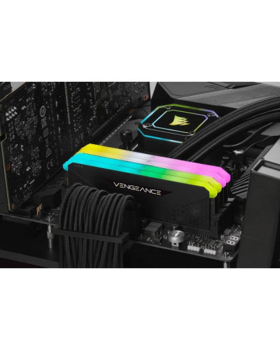 Пам'ять для настільних комп'ютерів Corsair 64 GB (2x32GB) DDR4 3600 MHz Vengeance RGB RS (CMG64GX4M2D3600C18)