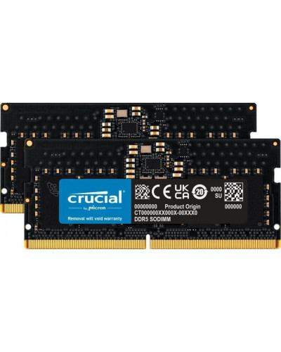 Пам'ять для ноутбуків Crucial 32 GB (2x16GB) DDR5 4800 MHz (CT2K16G48C40S5)