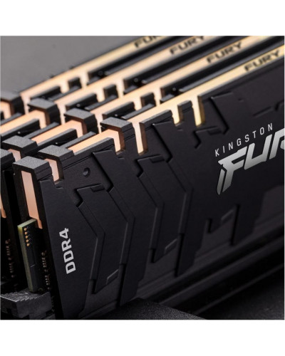 Память для настольных компьютеров Kingston FURY 32 GB (4x8GB) DDR4 3600 MHz Renegade RGB (KF436C16RBAK4/32)