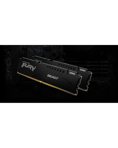 Память для настольных компьютеров Kingston FURY 64 GB (2x32GB) DDR5 6000 MHz Beast (KF560C30BBK2-64)