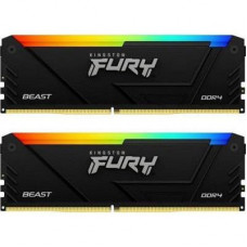 Память для настольных компьютеров Kingston FURY 64GB (2х32GB) DDR4 3200MHz Beast RGB (KF432C16BB2AK2/64)