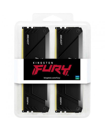 Пам'ять для настільних комп'ютерів Kingston FURY 64 GB (2х32GB) DDR4 3200 MHz Beast RGB (KF432C16BB2AK2/64)