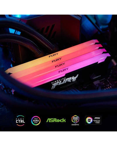 Пам'ять для настільних комп'ютерів Kingston FURY 64 GB (2х32GB) DDR4 3200 MHz Beast RGB (KF432C16BB2AK2/64)