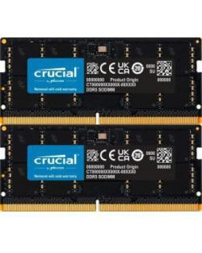 Память для ноутбука Crucial 64 GB (2x32GB) SO-DIMM DDR5 5200 MHz (CT2K32G52C42S5)