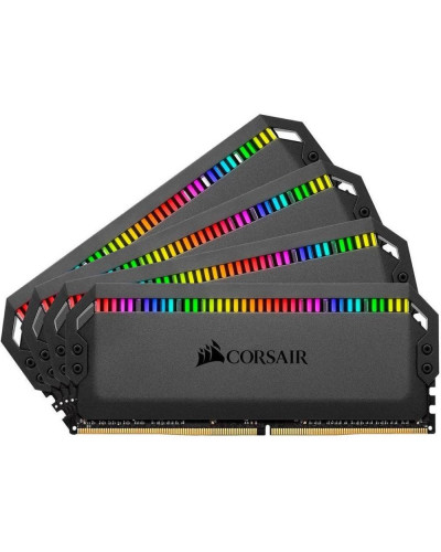 Пам'ять для настільних комп'ютерів Corsair 32 GB (4x8GB) DDR4 3200 MHz Dominator Platinum RGB (CMT32GX4M4C3200C16)