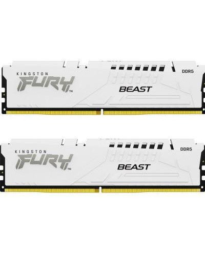 Пам'ять для настільних комп'ютерів Kingston FURY 64 GB (2x32GB) DDR5 6000 MHz Beast EXPO White (KF560C36BWEK2-64)