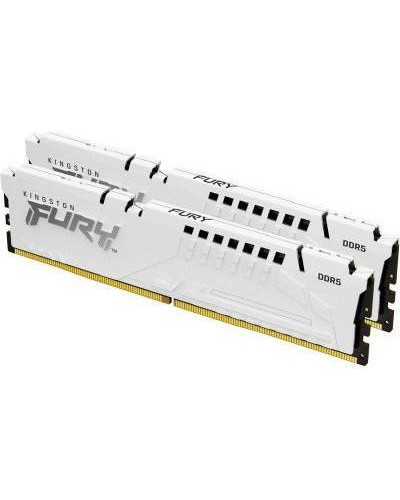 Пам'ять для настільних комп'ютерів Kingston FURY 64 GB (2x32GB) DDR5 6000 MHz Beast EXPO White (KF560C36BWEK2-64)