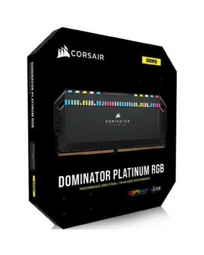 Пам'ять для настільних комп'ютерів Corsair 32 GB (2x16GB) DDR5 6000 MHz Dominator Platinum RGB (CMT32GX5M2X6000C36)