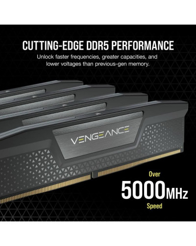 Память для настольных компьютеров Corsair 64 GB (2x32GB) DDR5 5200 MHz Vengeance (CMK64GX5M2B5200C40)