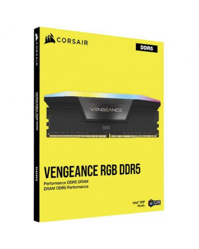 Память для настольных компьютеров Corsair 32 GB (2x16GB) DDR5 5600 MHz Vengeance RGB (CMH32GX5M2B5600C40K)