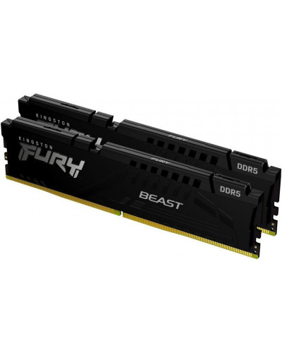 Память для настольных компьютеров Kingston FURY 64GB (2x32GB) DDR5 5600MHz Beast Black EXPO (KF556C36BBEK2-64)