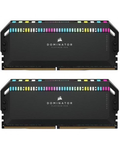 Пам'ять для настільних комп'ютерів Corsair 64 GB (2x32GB) DDR5 6600 MHz DOMINATOR PLATINUM RGB (CMT64GX5M2B6600C32)