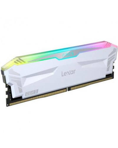 Пам'ять для настільних комп'ютерів Lexar 32 GB (2x16GB) DDR5 6400 MHz Ares Gaming White RGB (LD5EU016G-R6400GDWA)