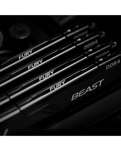 Память для настольных компьютеров Kingston FURY 128 GB (4x32GB) DDR4 3200 MHz Beast (KF432C16BBK4/128)