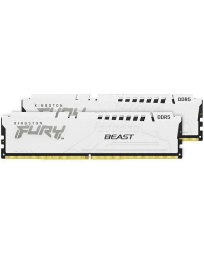 Память для настольных компьютеров Kingston FURY 64GB (2x32GB) DDR5 5600MHz Beast EXPO White (KF556C36BWEK2-64)