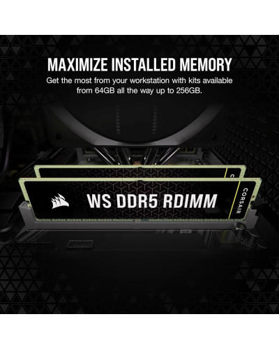 Пам'ять для настільних комп'ютерів Corsair 128 GB (4x32GB) DDR5 5600 MHz WS (CMA128GX5M4B5600C40)