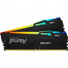 Память для настольных компьютеров Kingston FURY 32GB (2x16GB) DDR5 4800MHz Beast RGB (KF548C38BBAK2-32)