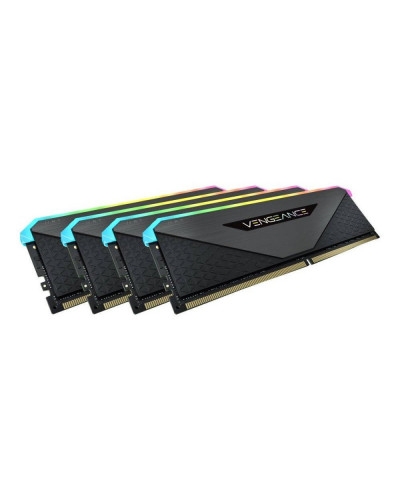 Пам'ять для настільних комп'ютерів Corsair 64 GB (4x16GB) DDR4 3600 MHz Vengeance RGB RT (CMN64GX4M4Z3600C18)