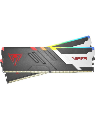Пам'ять для настільних комп'ютерів PATRIOT 64 GB (2x32GB) DDR5 5200 MHz Viper Venom RGB (PVVR564G520C40K)